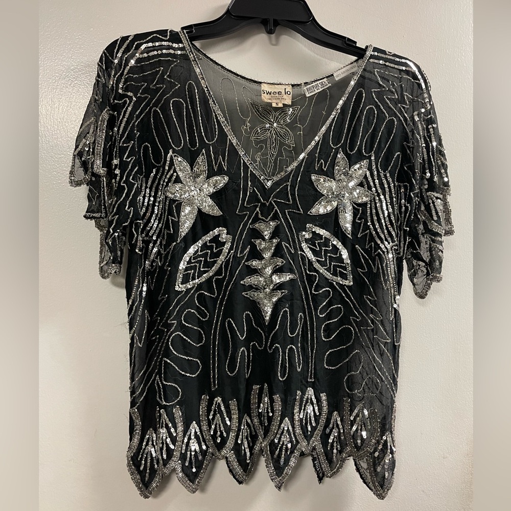100% Silk Vintage Glam